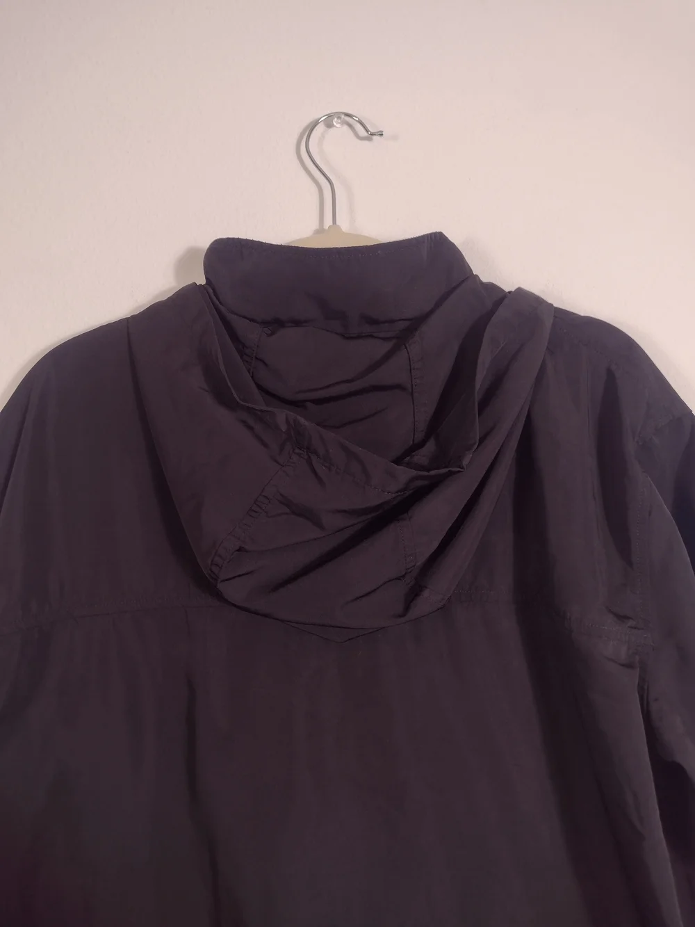 Michael Kors Black Hooded Drawstring Zip Up Windbreaker Jacket Women's Large